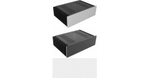 Kühlkörper Gehäuse mit 10mm-Frontplatte, Höhe 120mm