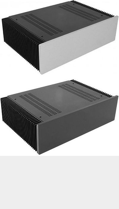 Kühlkörper Gehäuse mit 10mm-Frontplatte, Höhe 120mm