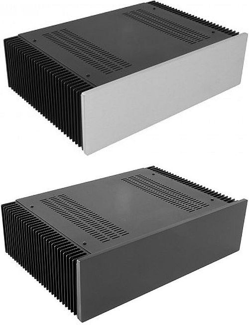 Kühlkörper Gehäuse mit 10mm-Frontplatte, Höhe 120mm