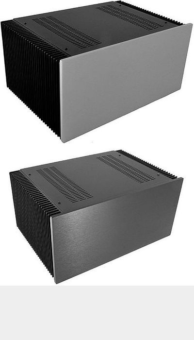 Kühlkörper Gehäuse mit 10mm-Frontplatte, Höhe 165mm