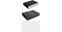 Kühlkörper Gehäuse mit 10mm-Frontplatte, Höhe 80mm