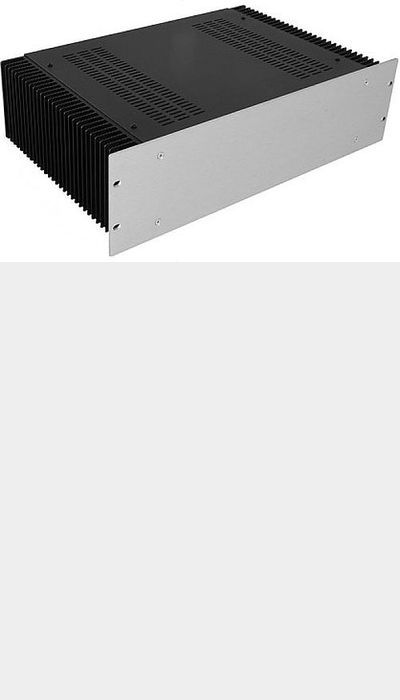 Kühlkörper Gehäuse mit 4mm- Front, Höhe 120mm