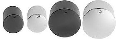 Knopf aus Aluminium, präzisionsgefräst und eloxiert